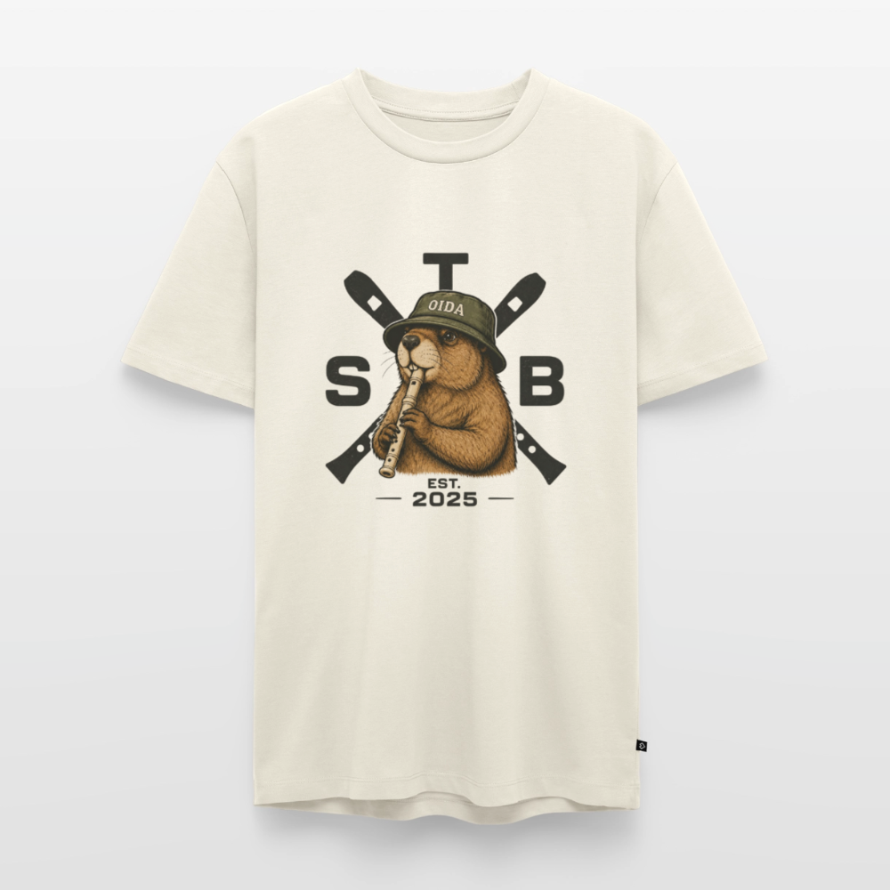 Simon the Bridge - Männer Premium T-Shirt - Naturweiß