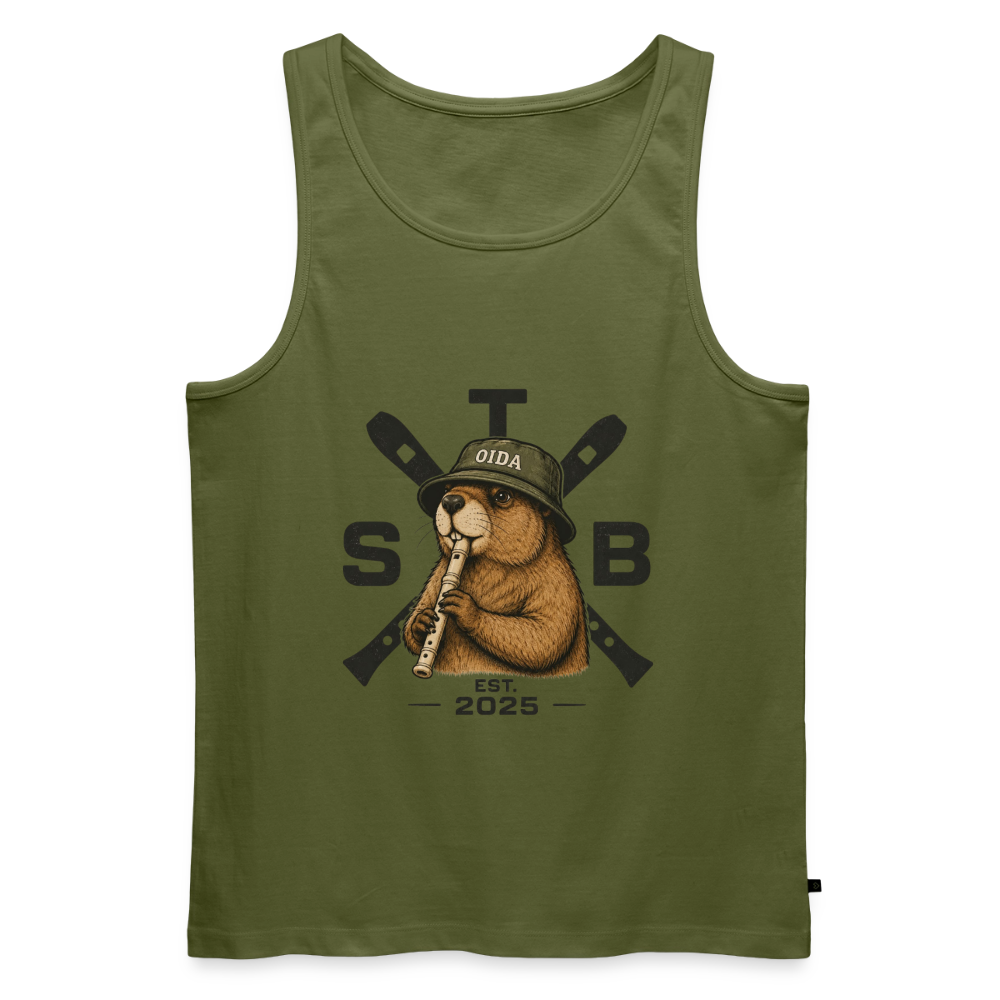 STB x Mankei - Männer Premium Tank Top - Khaki
