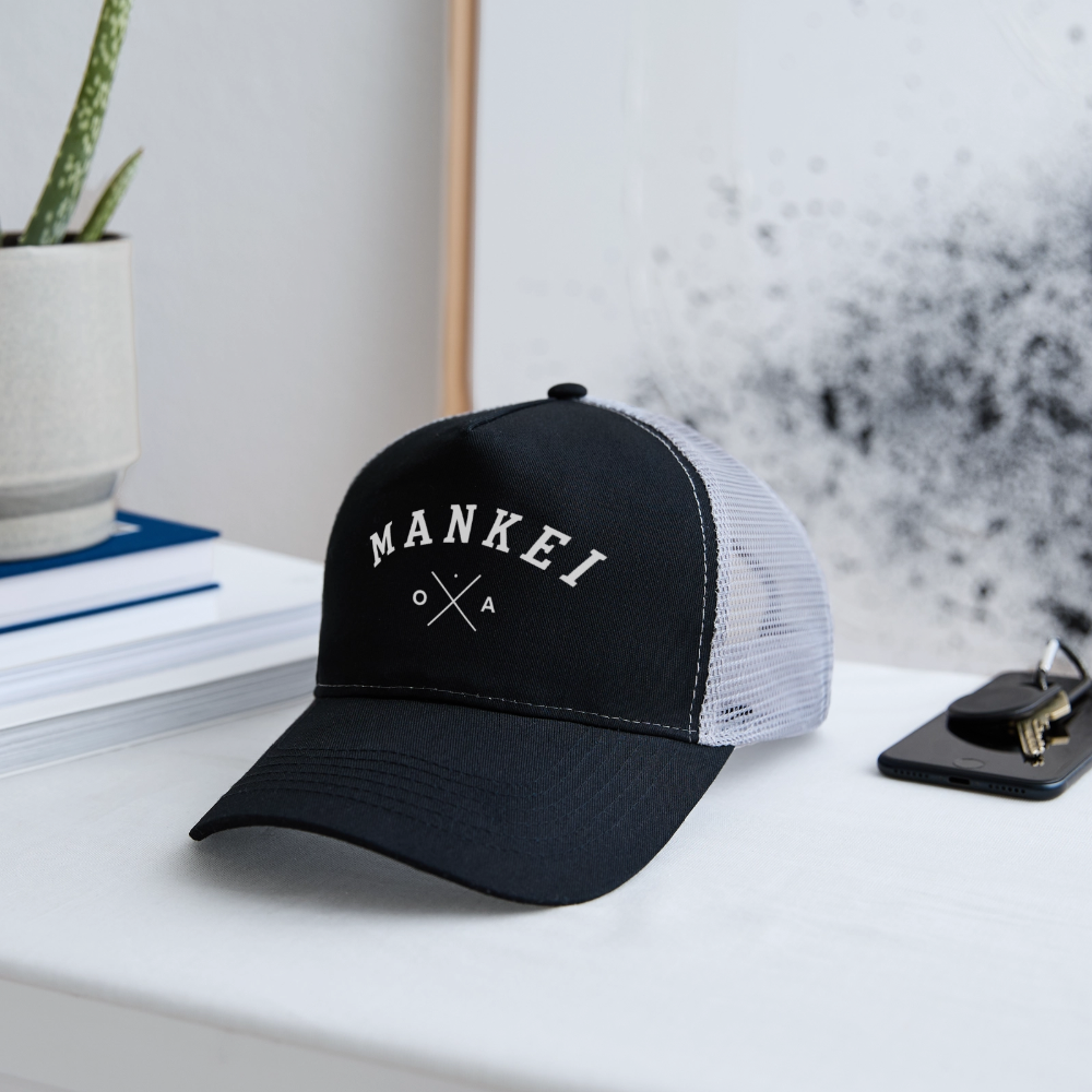 Mankei classic - Trucker Cap - Schwarz/Steingrau
