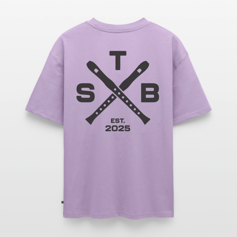 STB x Mankei Backprint - Unisex Oversized Bio T-Shirt - Lavendel