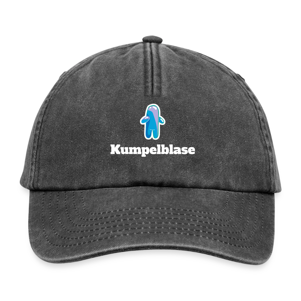 Kumpelblase - Relaxed Vintage Cap - Vintage Schwarz