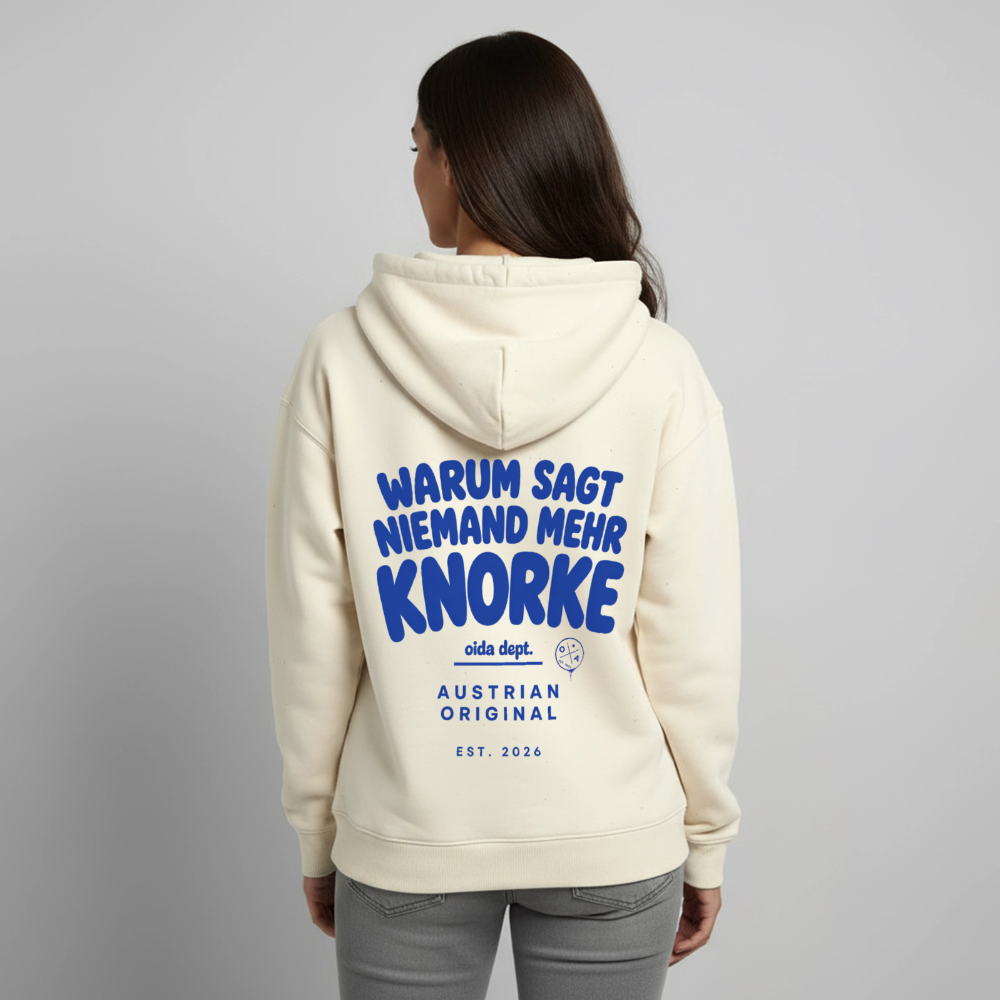 Knorke? - Oversized Frauen Hoodie - Natur