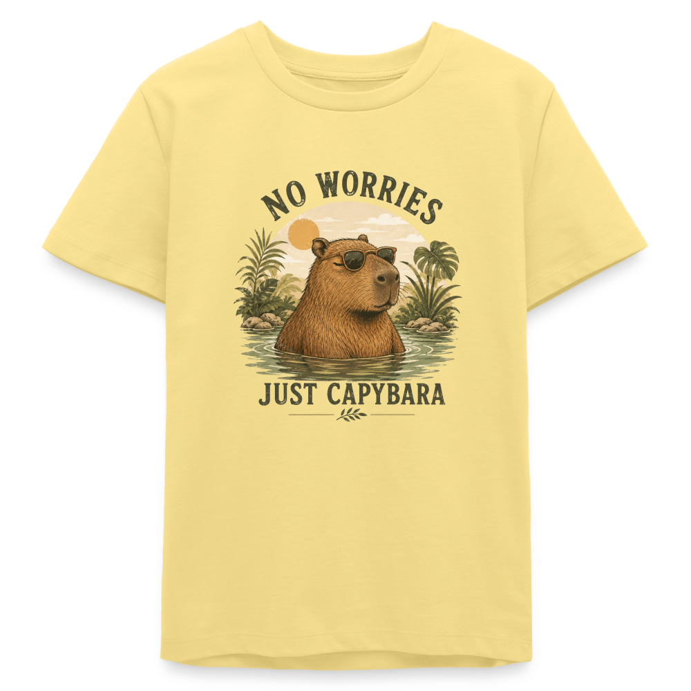 Capybara - Organic T-Shirt - Gelb Viva