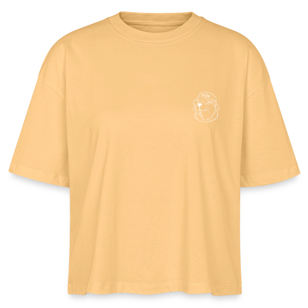 Fineline Mankei - Frauen Boxy Bio-T-Shirt - Mispel