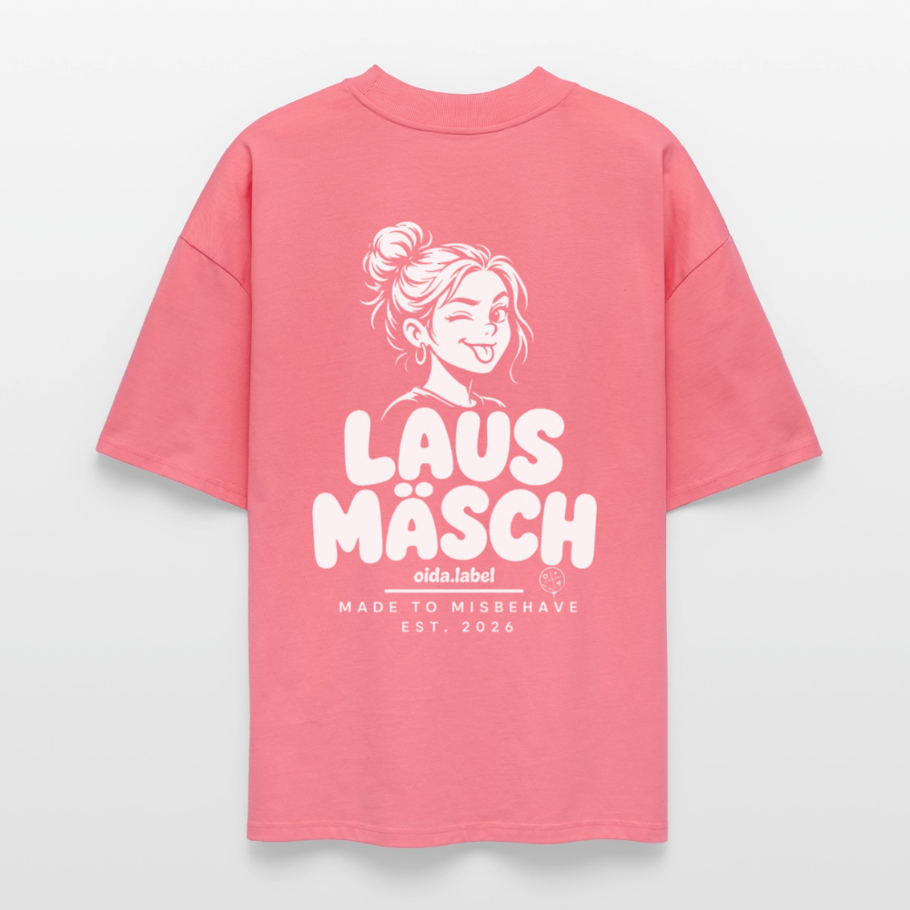Lausmäsch - Oversized Bio Tee - Pink 