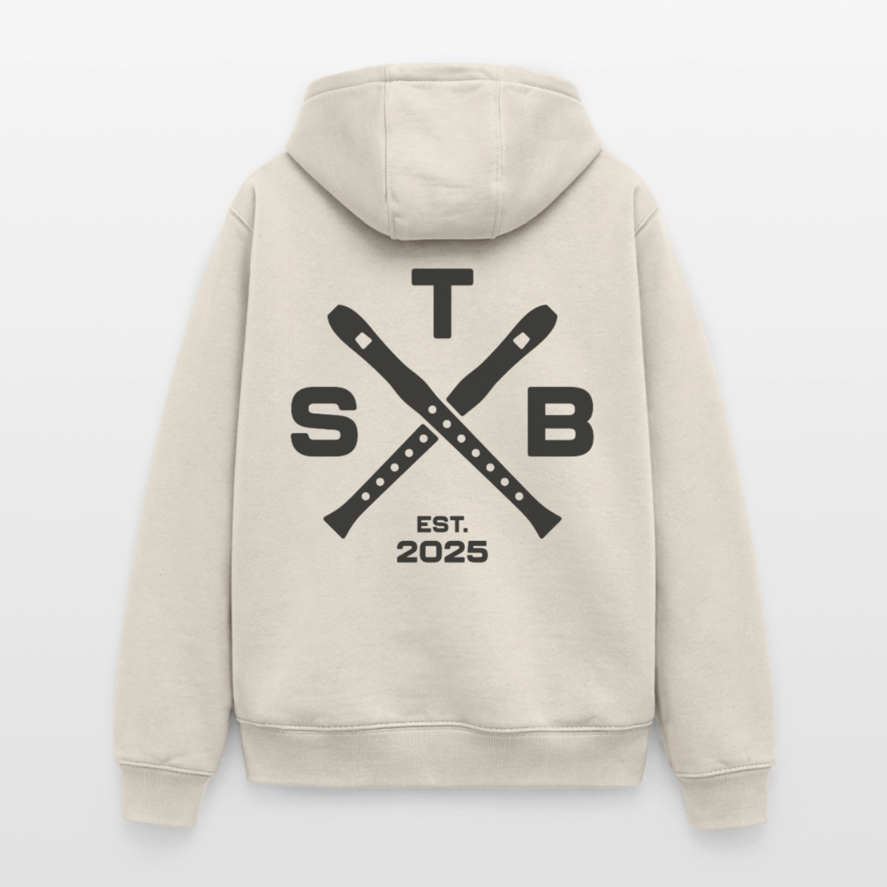 STB x Mankei - Oversized Unisex Zip Hoodie - Beige