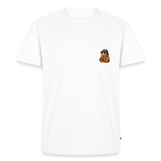 STB x Mankei Backprint - Männer Premium T-Shirt - Weiß