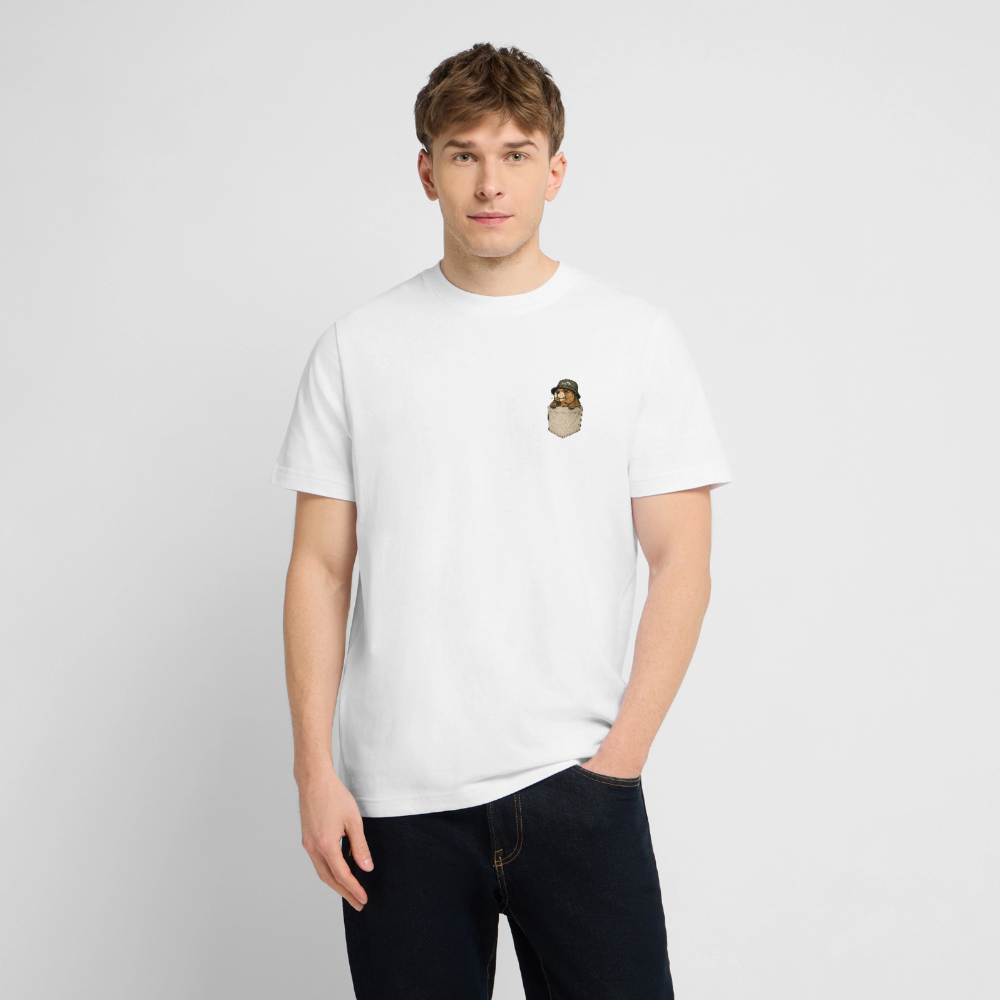 Brusttasche - RELAXED FIT  T-Shirt - Weiß