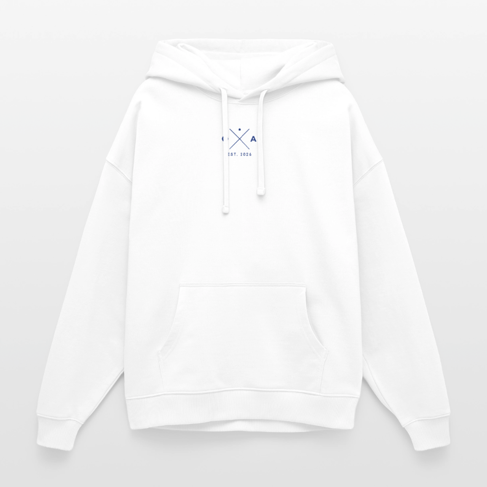 Weibsbuid - Oversized Frauen Hoodie - Weiß