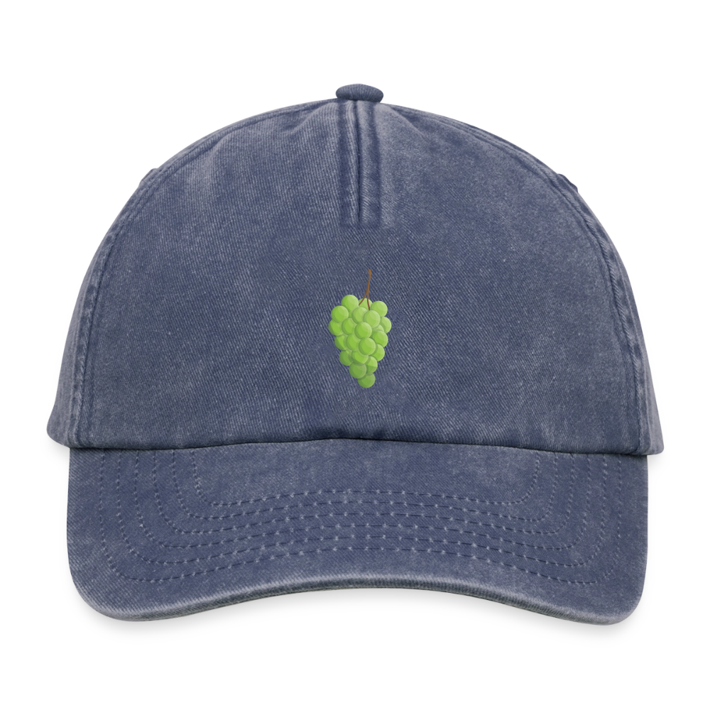 Weintrauben - Relaxed Vintage Cap - Vintage Denim