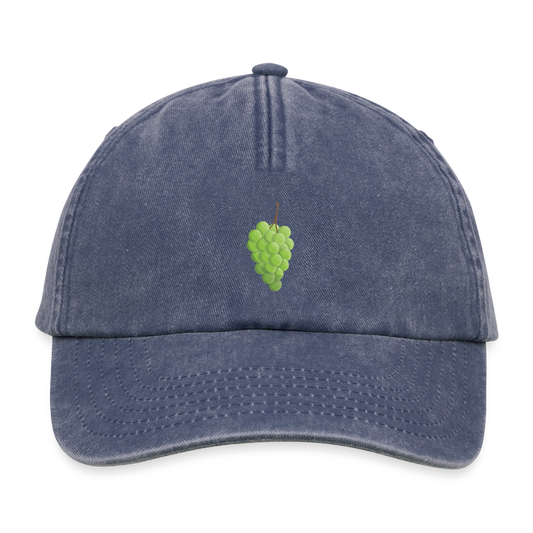 Weintrauben - Relaxed Vintage Cap - Vintage Denim