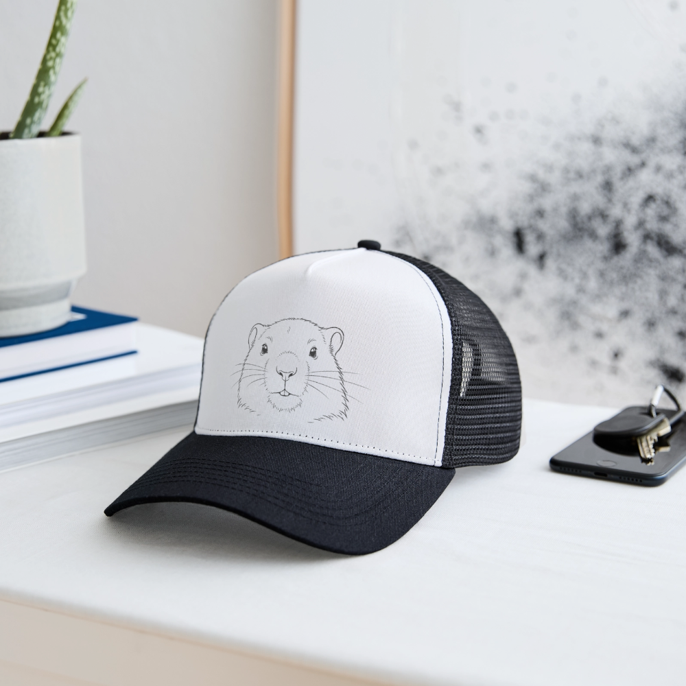 Fineline - Trucker Cap - Weiß/Schwarz