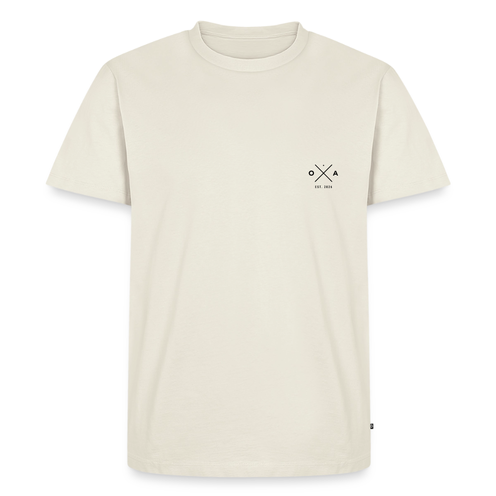 Oida x STB - Männer Premium T-Shirt - Naturweiß