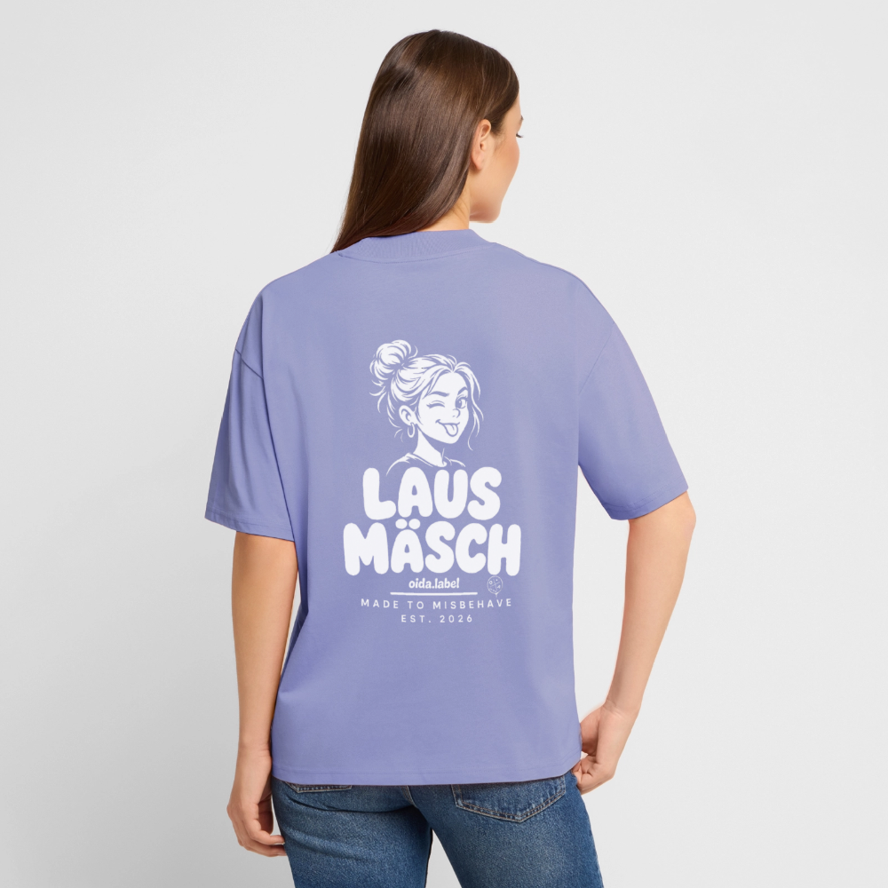 Lausmäsch - Oversized Bio Tee - Violett
