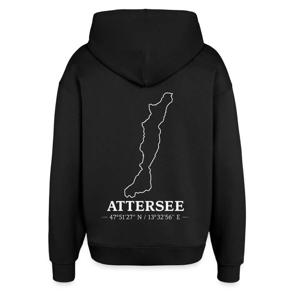 Attersee - Oversized Hoodie - Schwarz