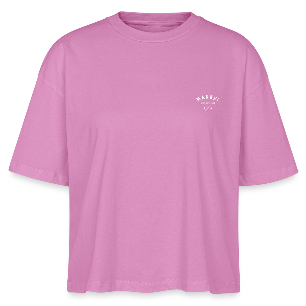 Mankei Classic -  Boxy Bio-T-Shirt - Pink