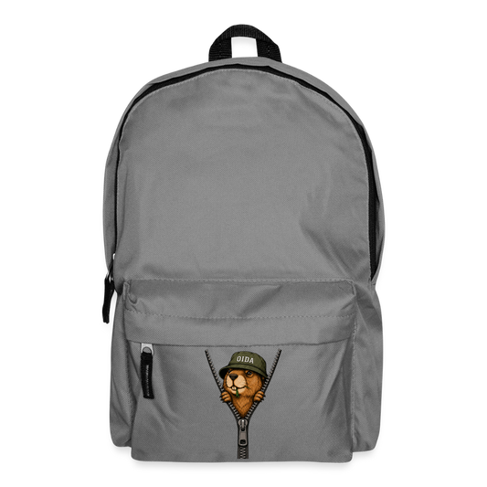 Mankei Zipper - Rucksack - Mittelgrau