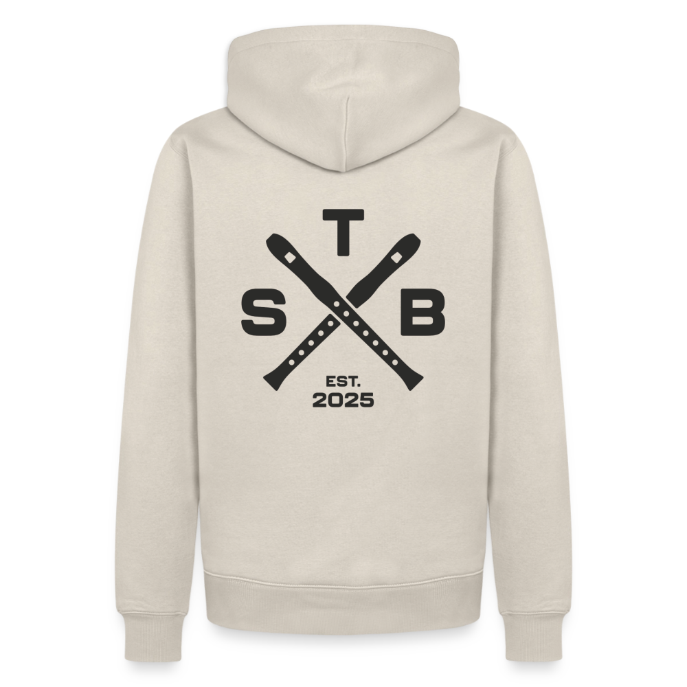 STB x Mankei Backprint - Männer Premium Hoodie - Beige