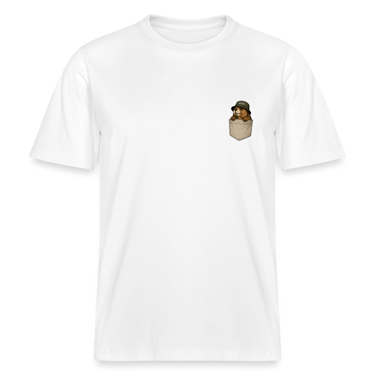 Brusttasche - RELAXED FIT  T-Shirt - Weiß