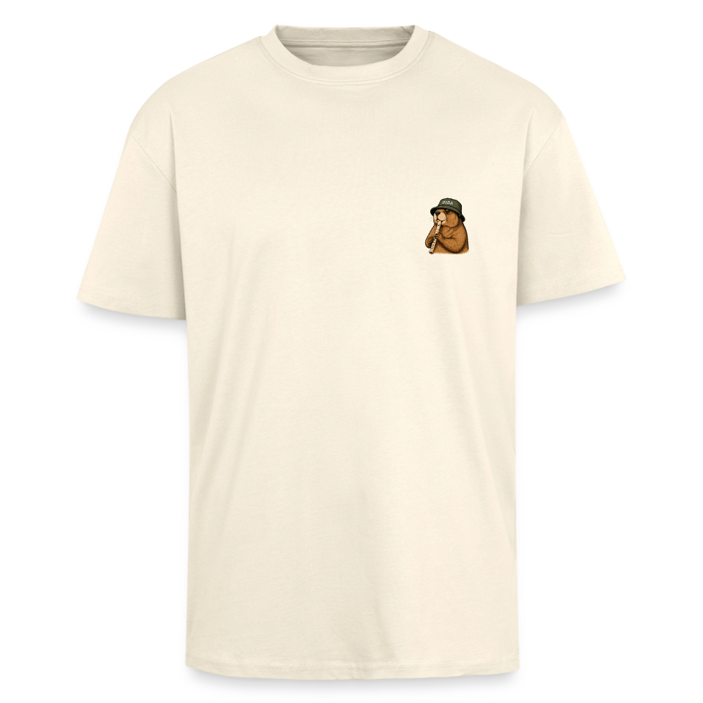 STB x Mankei Backprint - Oversized Unisex T-Shirt - Creme