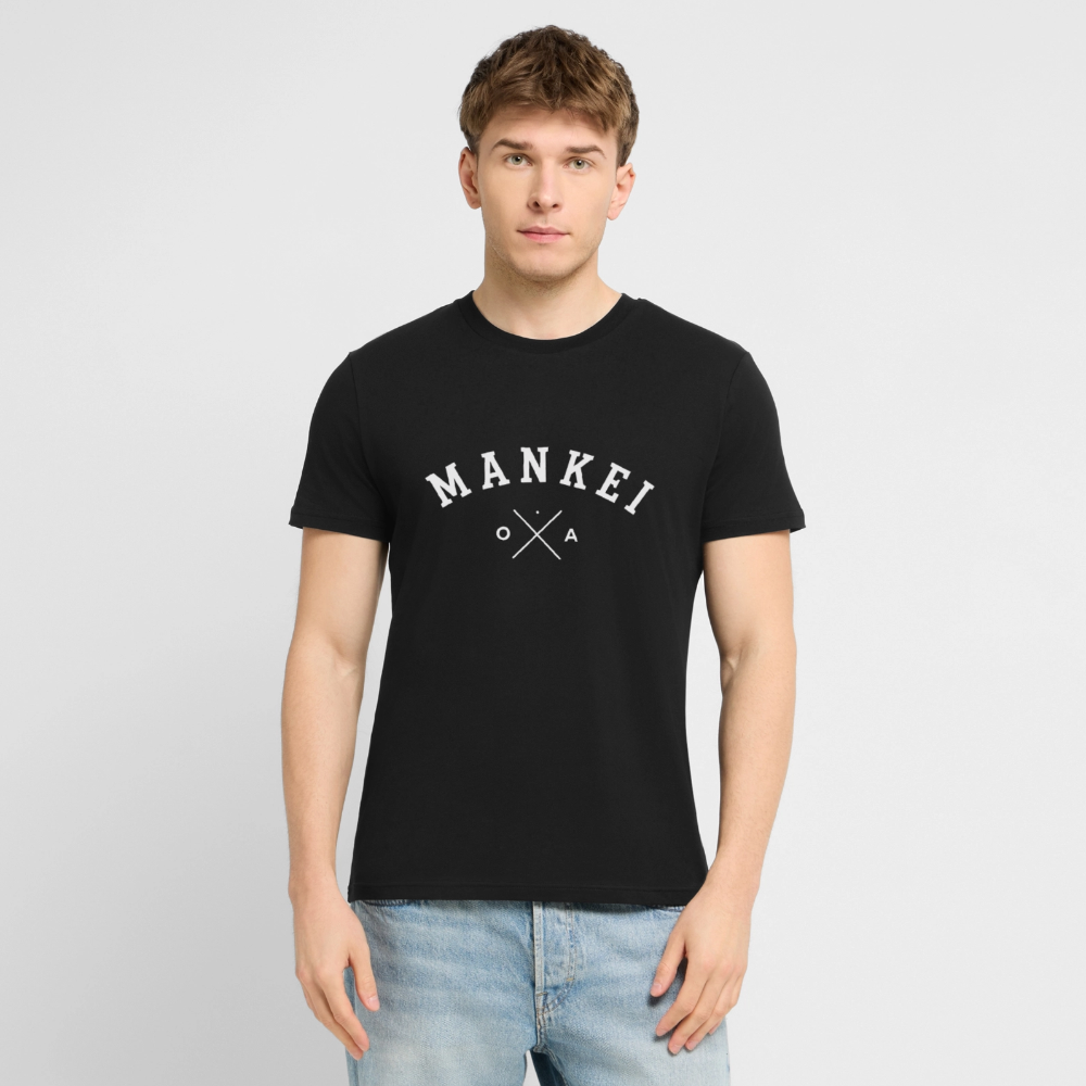 MANKEI classic - dark  Straight Bio-T-Shirt - Schwarz
