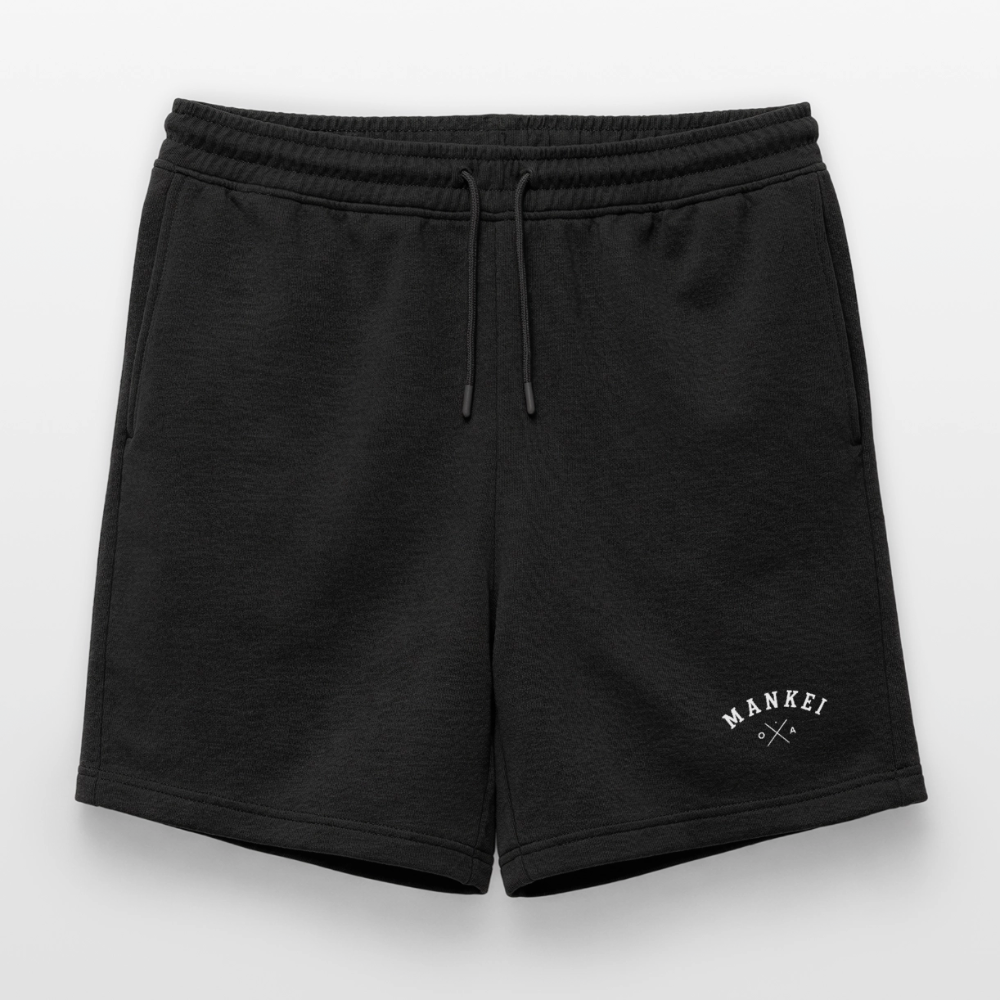 Mankei classic - Männer Premium Organic Sweatshorts - Schwarz