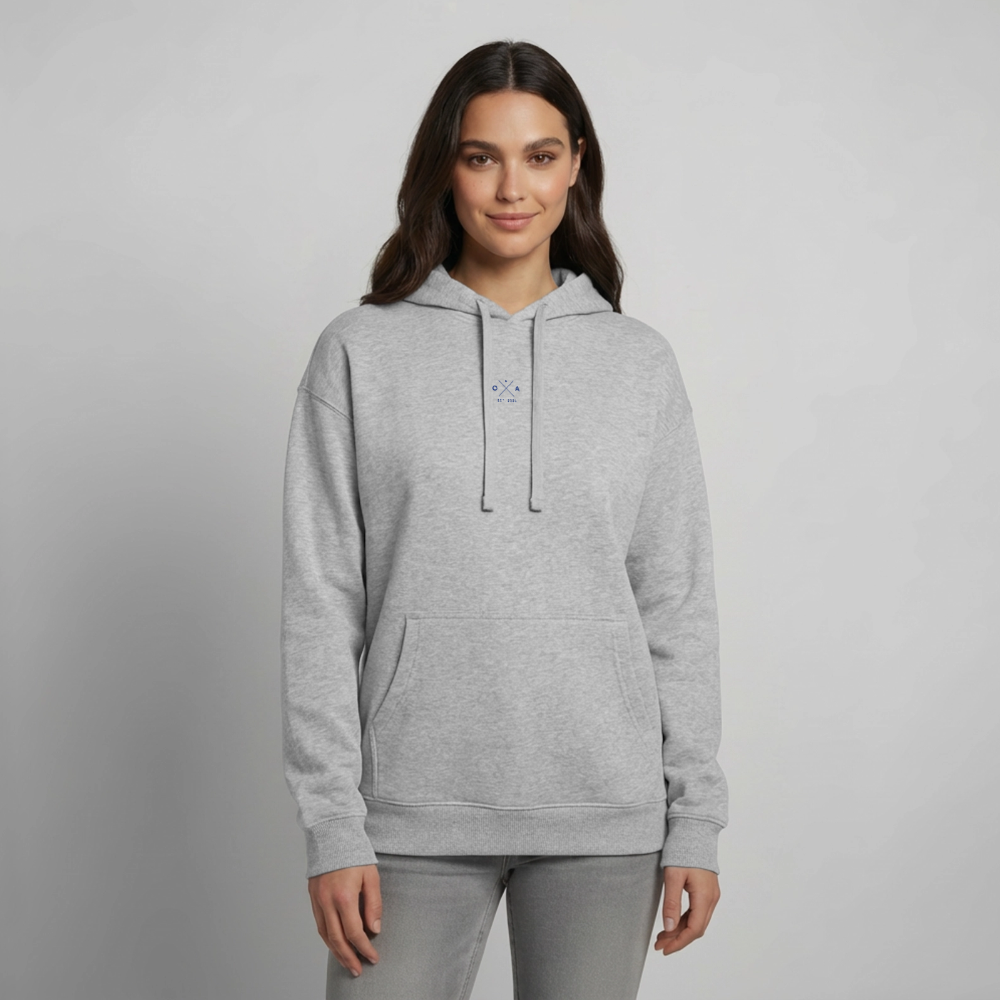 Knorke? - Oversized Frauen Hoodie - Grau meliert