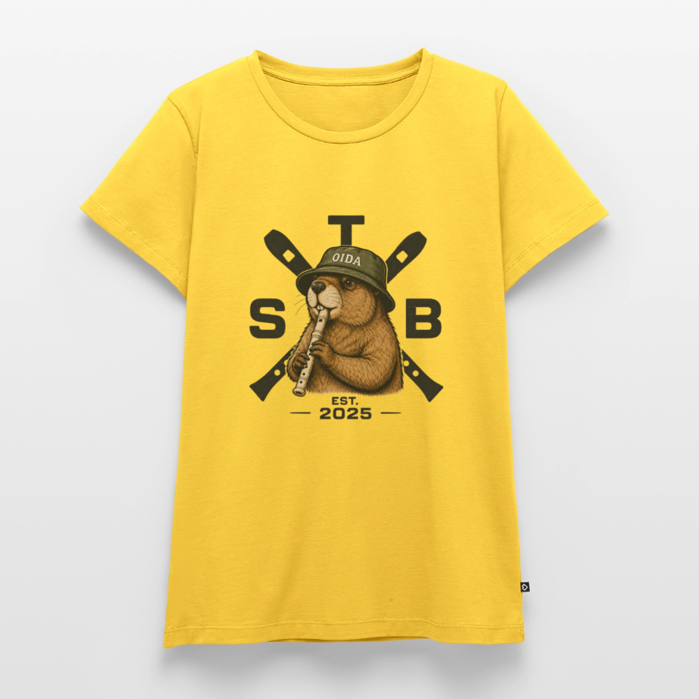 STB x Mankei - Frauen Premium T-Shirt - Sonnengelb