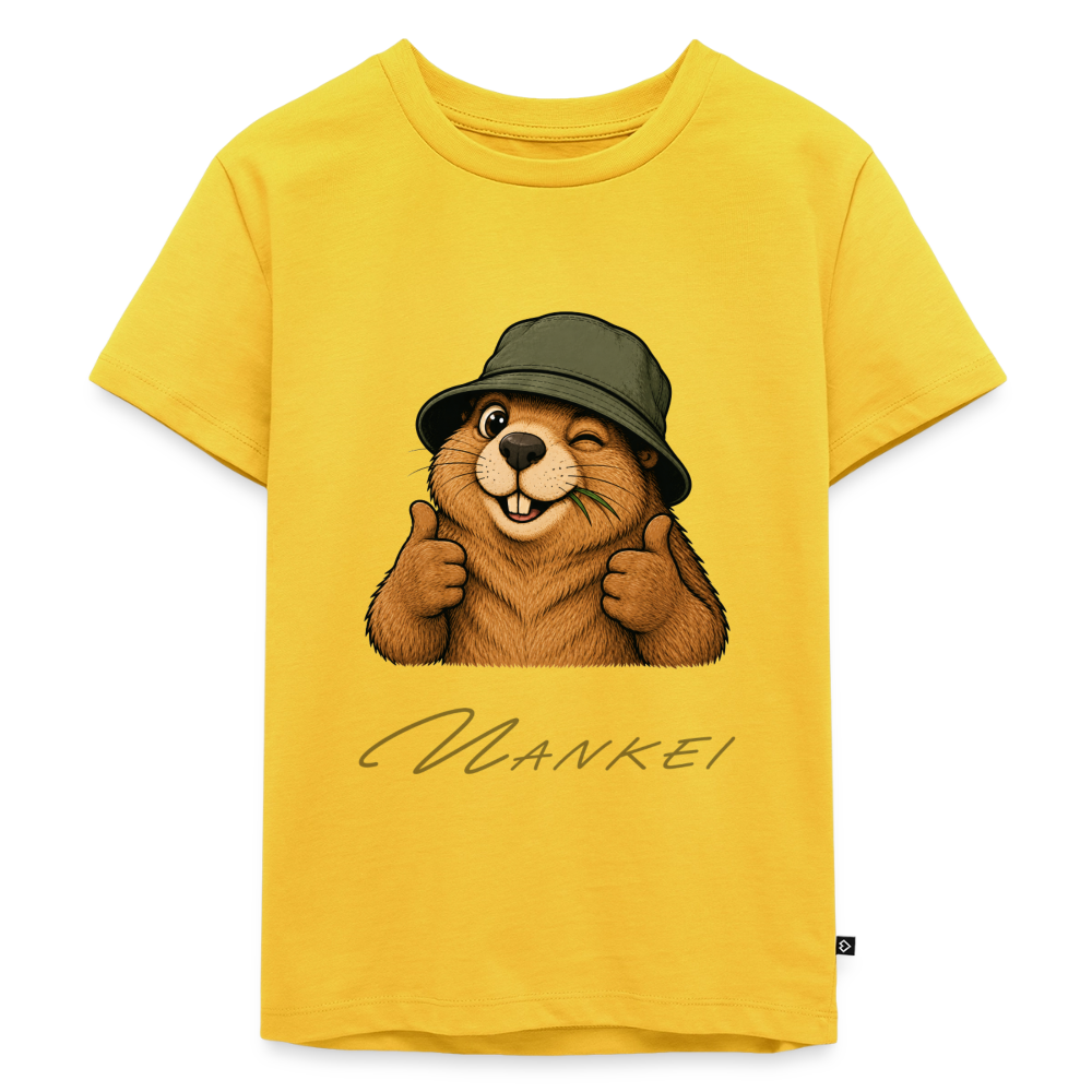 Mankei - Kinder Premium T-Shirt - Sonnengelb