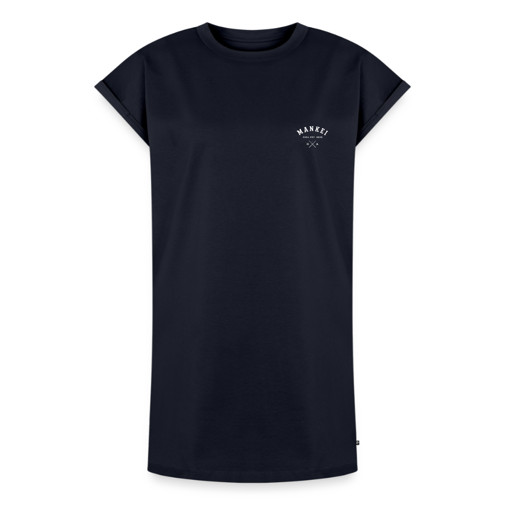Mankei Classic - Premium Organic T-Shirt Kleid - Navy