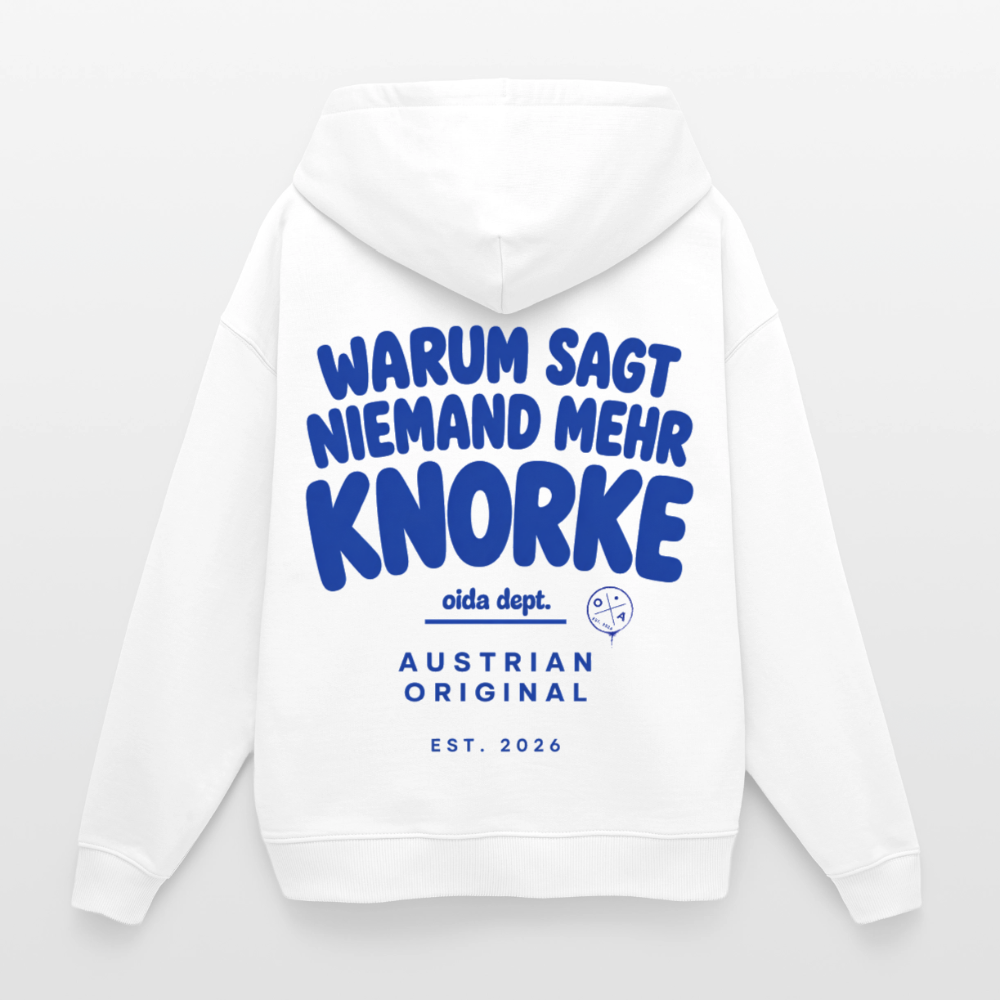 Knorke? - Oversized Frauen Hoodie - Weiß