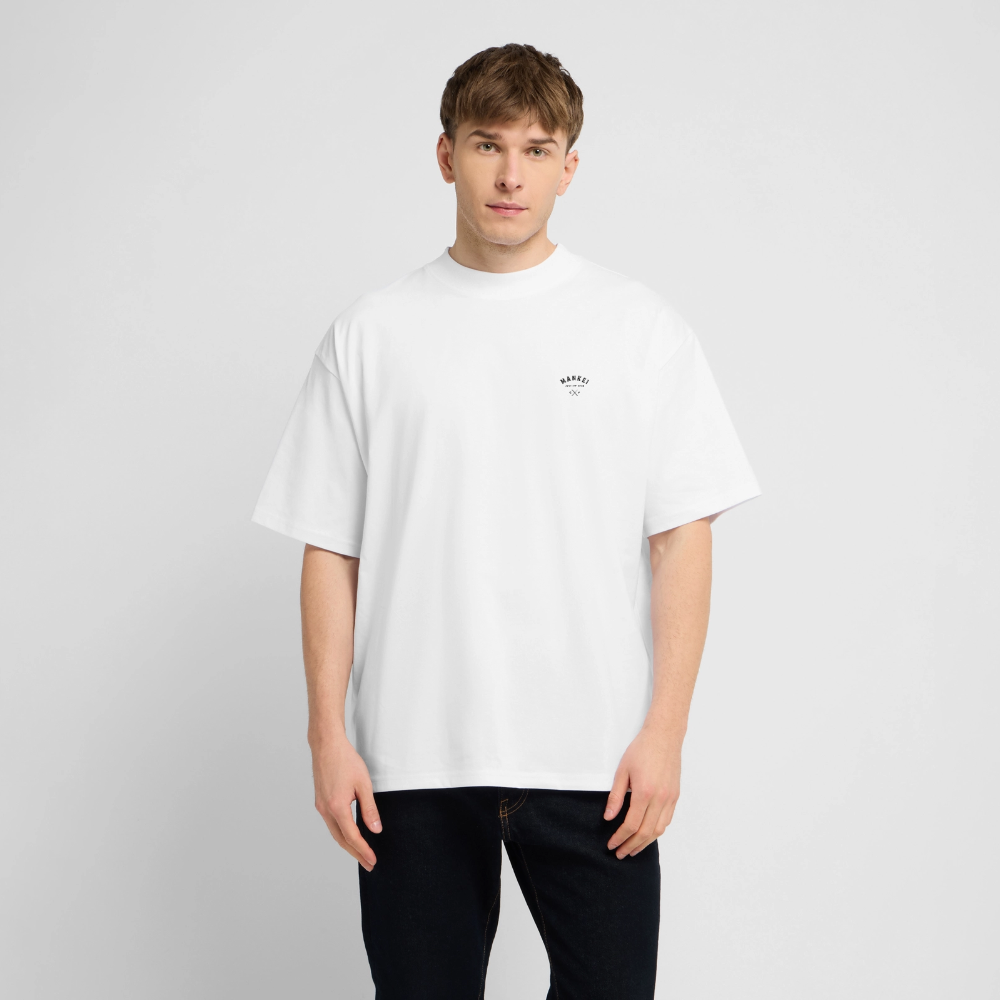 MANKEI washed - Oversized T-Shirt - Weiß