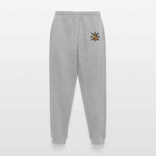 STB x Mankei - Frauen Premium Bio Jogginghose - Grau meliert