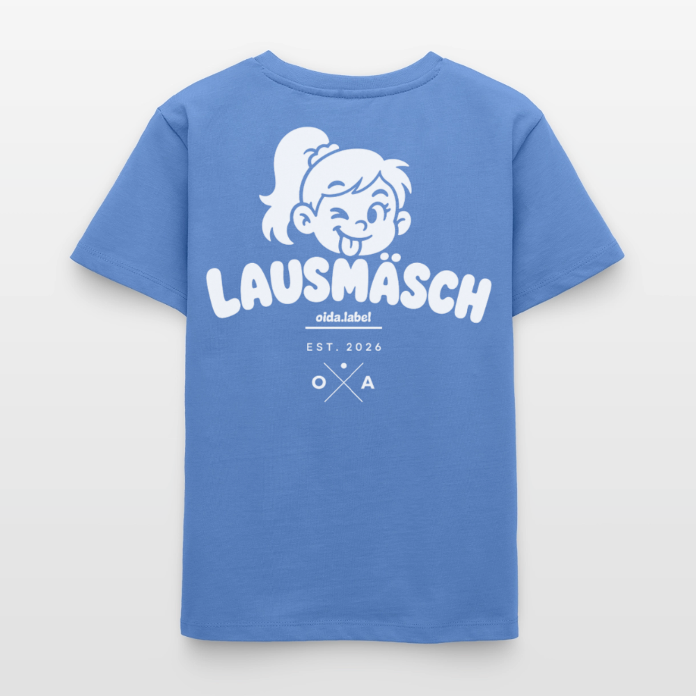 LAUSMÄSCH - TEEN's ORGANIC TEE - Blau