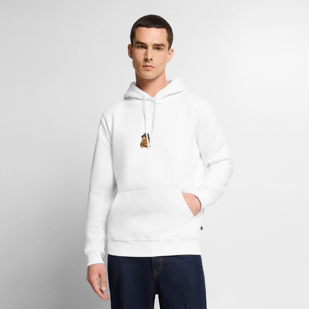 STB x Mankei Backprint - Männer Premium Hoodie - Weiß