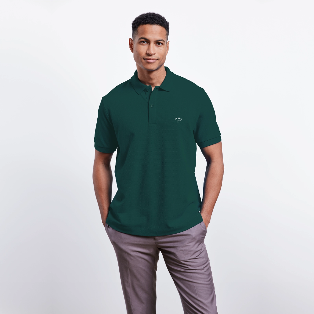 Mankei - Bio-Poloshirt dark - Glasiertes Grün