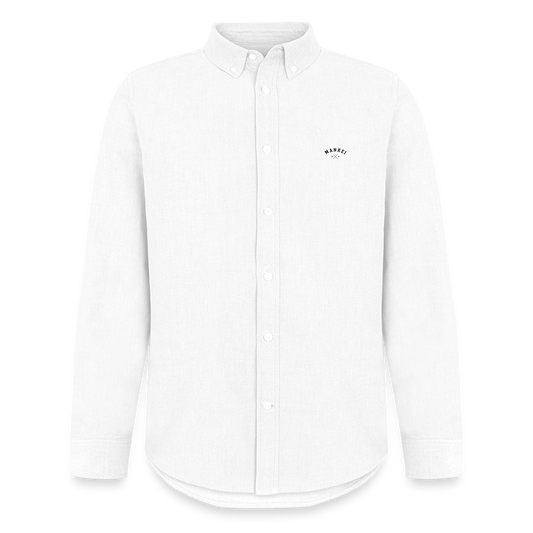 Mankei classic - Männer Oxford Hemd - Weiß