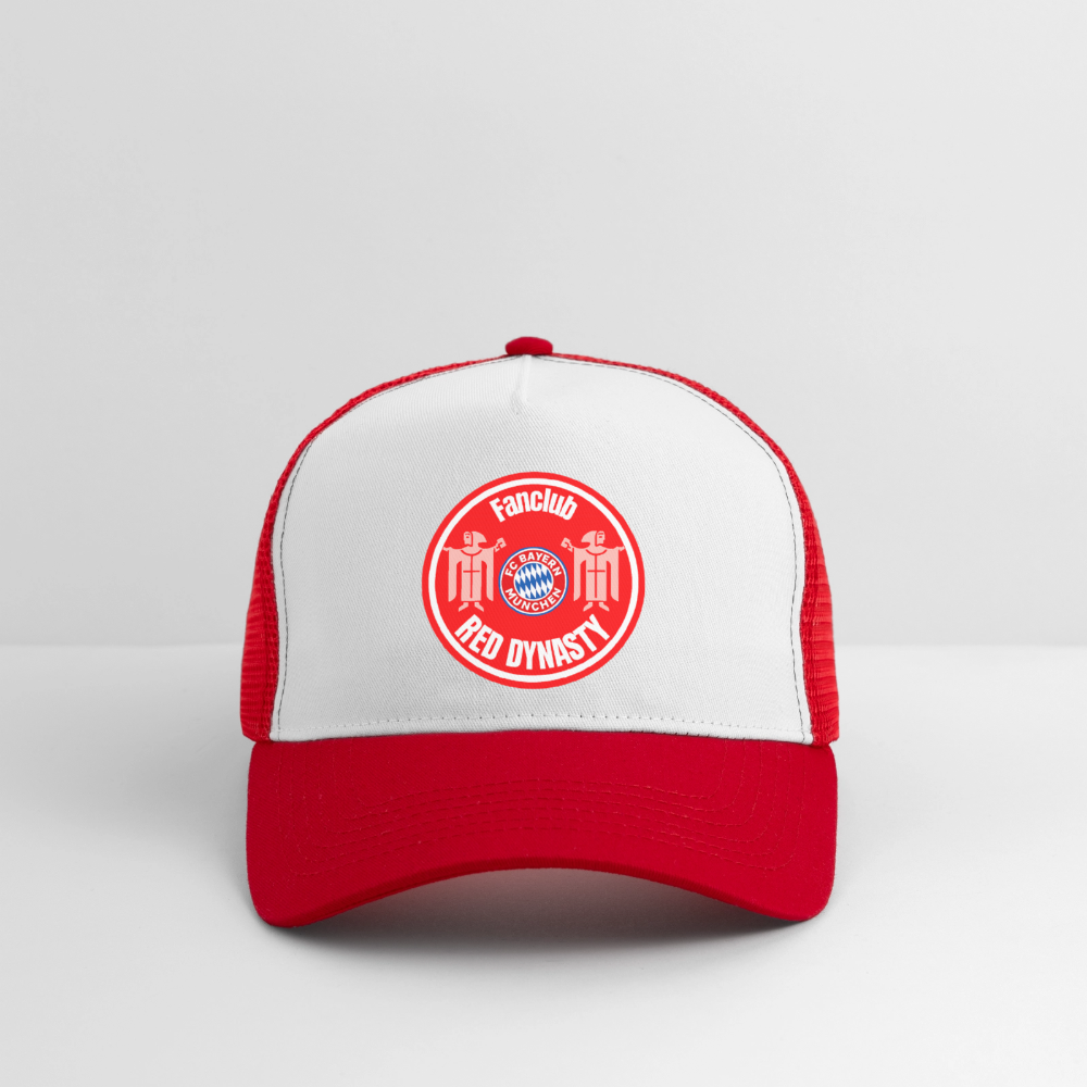 Red Dynasty - Trucker Cap - Weiß/Rot