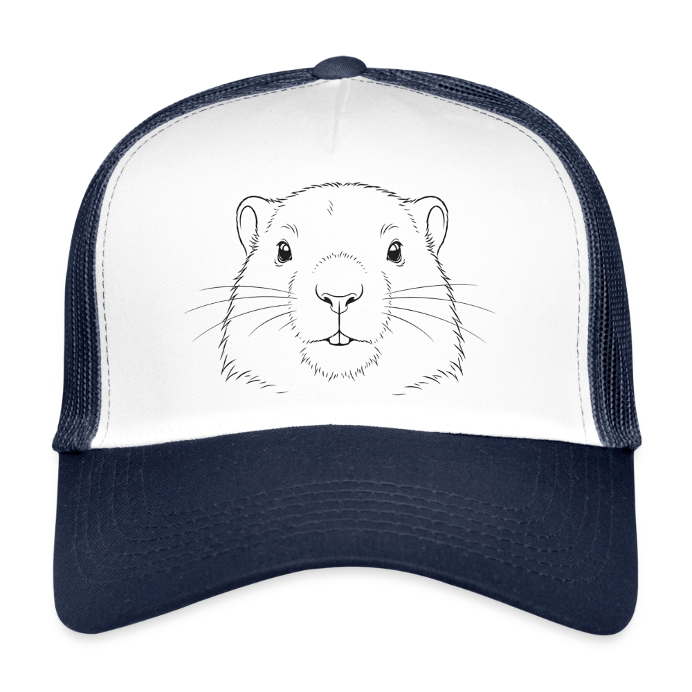 Fineline - Trucker Cap - Weiß/Navy
