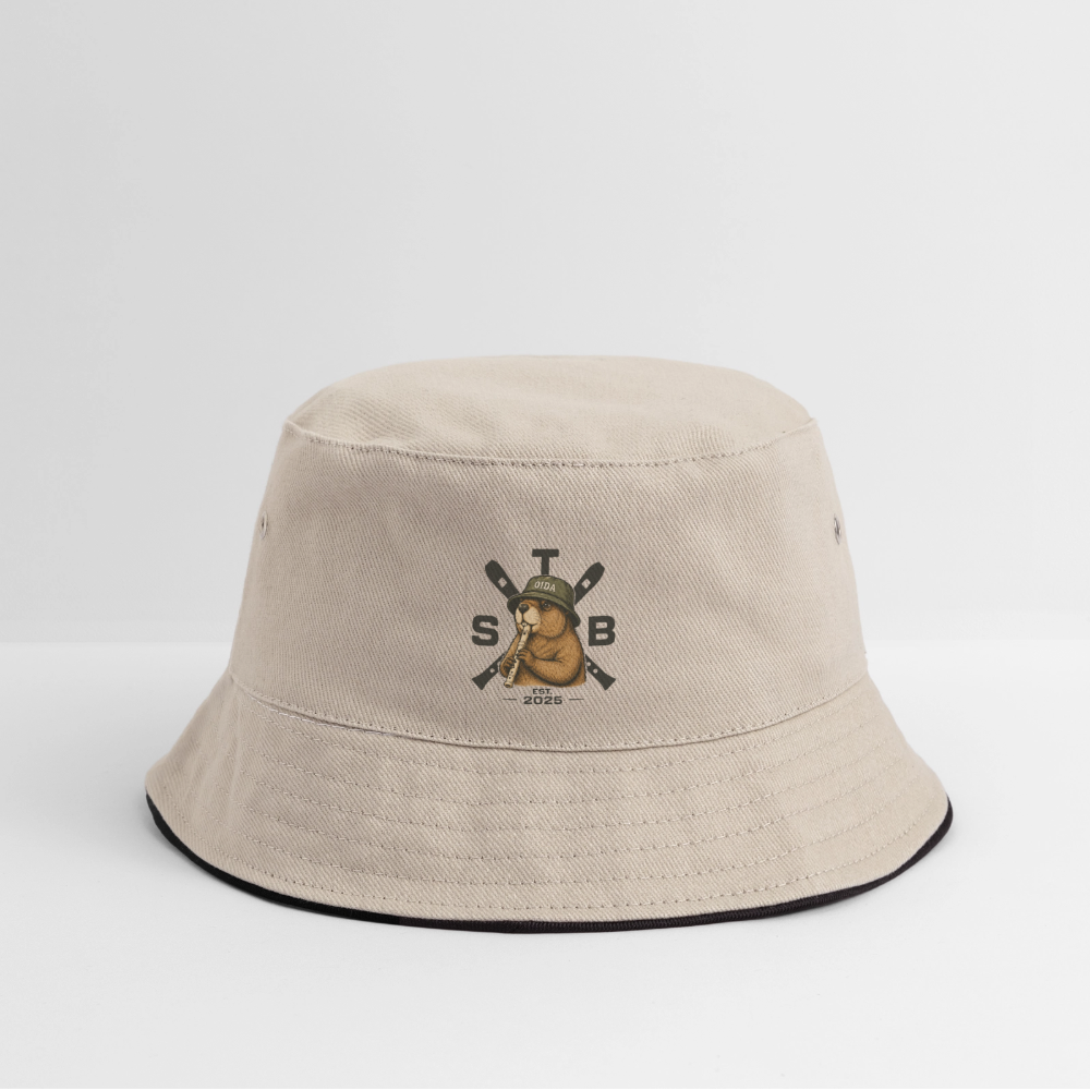 STB x Mankei - Bucket Hat - Khaki/Schwarz