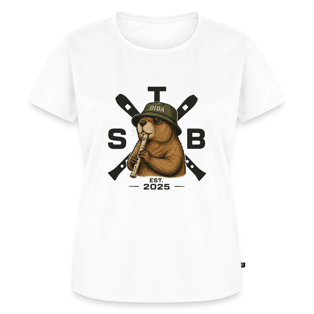 STB x Mankei - Frauen Premium T-Shirt - Weiß