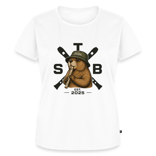 STB x Mankei - Frauen Premium T-Shirt - Weiß