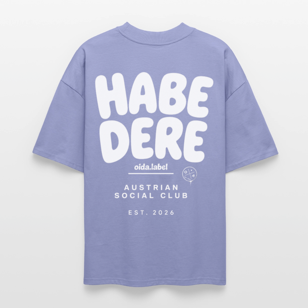 HABE DERE - OVERSIZED WOMEN's TEE - Violett