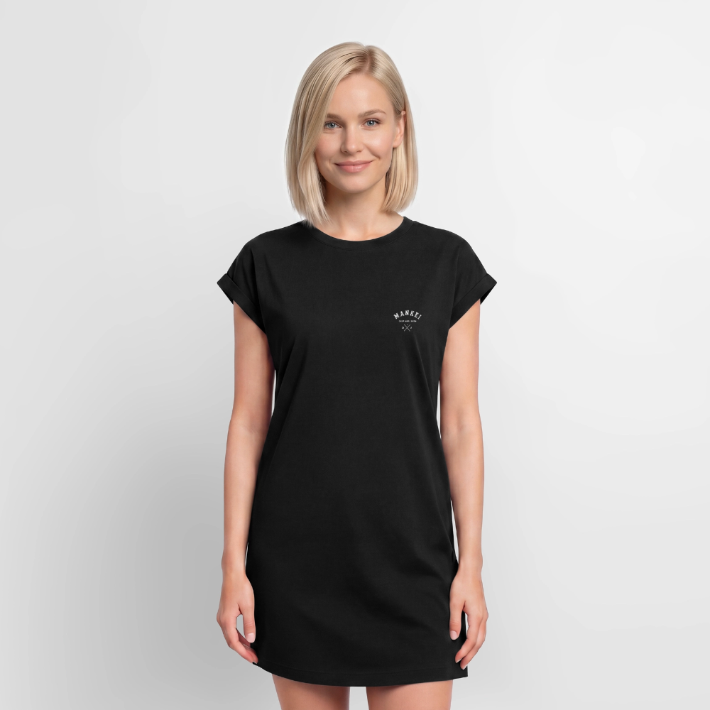 Mankei Classic - Premium Organic T-Shirt Kleid - Schwarz