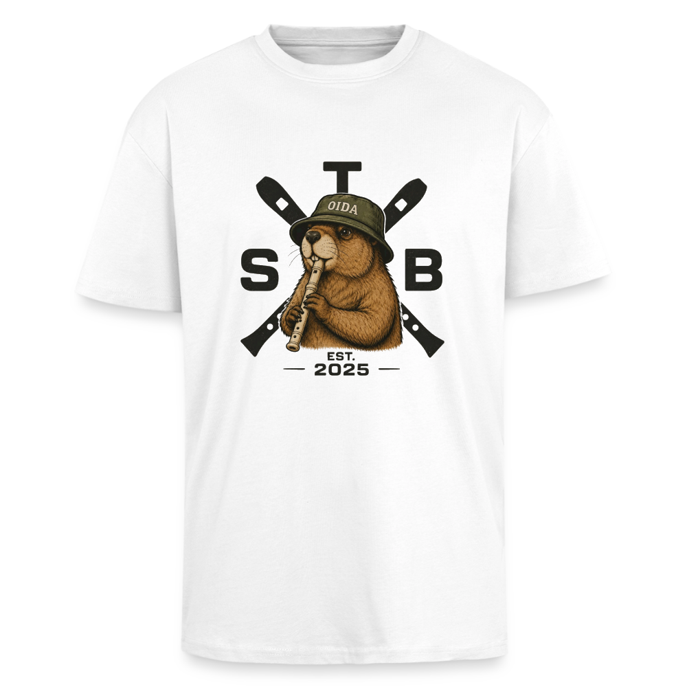 STB x Mankei - Oversized Unisex T-Shirt - Weiß