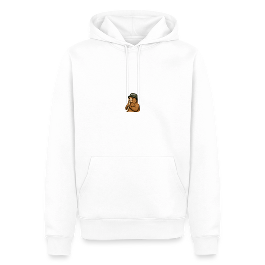 STB x Mankei Backprint - Männer Premium Hoodie - Weiß