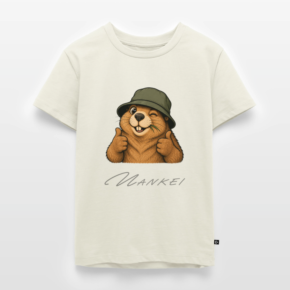 Mankei - Kinder Premium T-Shirt - Naturweiß