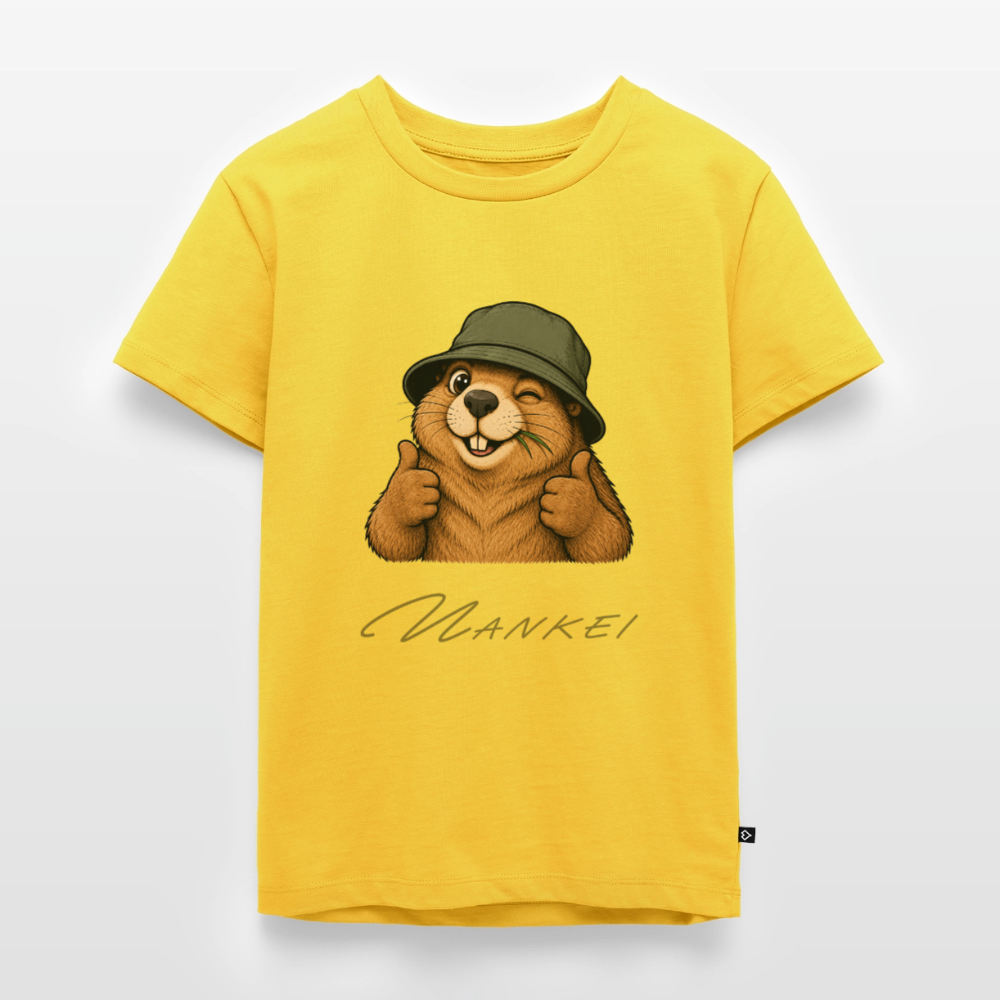 Mankei - Kinder Premium T-Shirt - Sonnengelb