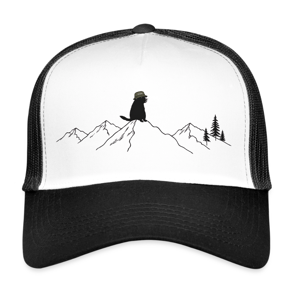 Mankei - Trucker Cap - Weiß/Schwarz