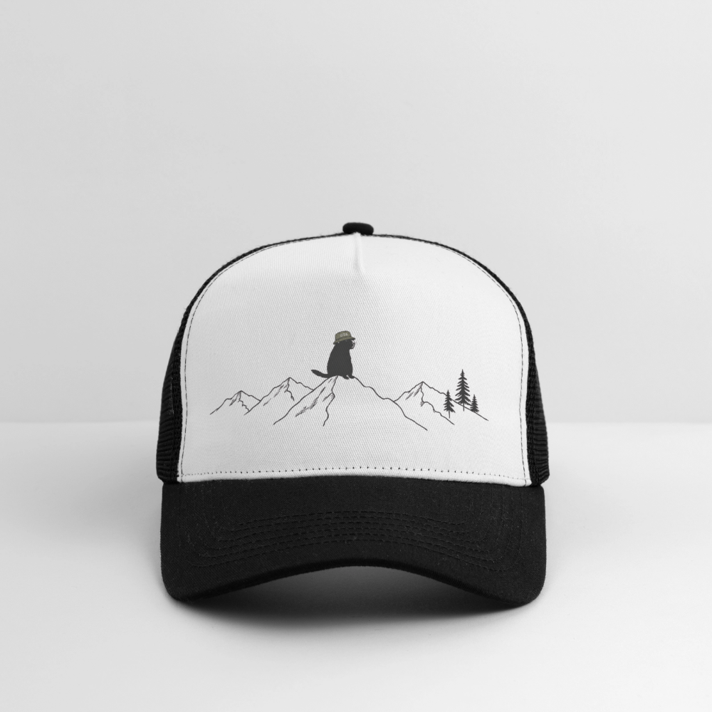 Mankei - Trucker Cap - Weiß/Schwarz